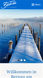 Mobile Screenshot of bernau-am-chiemsee.de